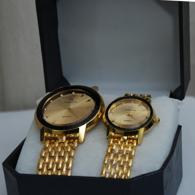 Latest Stylish His & Her Couple Wrist Watch