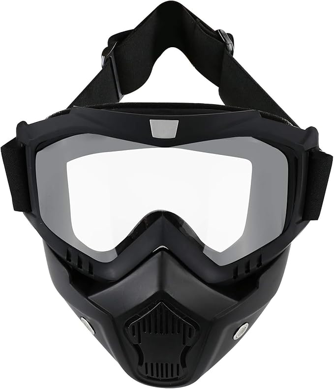 Transparent Glass Bike Riding Goggles Mask