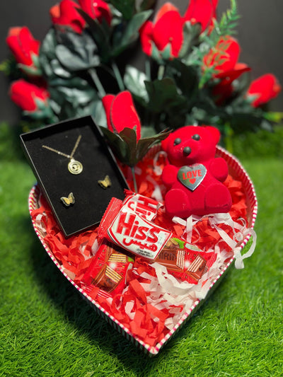 Valentine's Heart-Shaped Gift Box