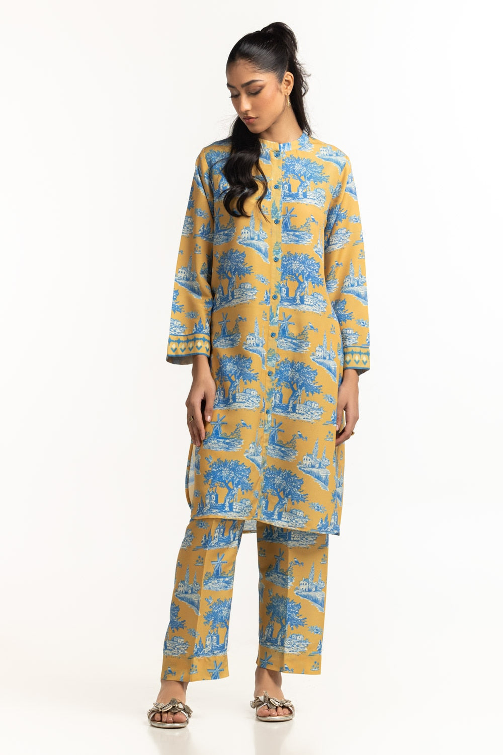Poly Cambric Printed Co-Ord Set